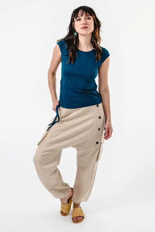 Shop Now Drop Crotch Pants