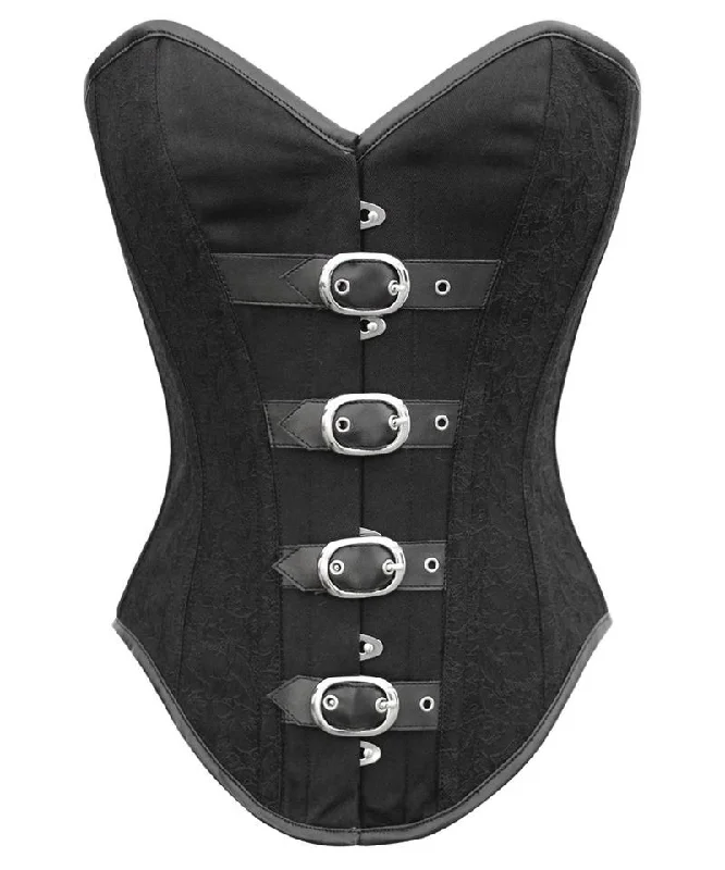 Alisha Instant Shape Gothic Buckle Up Overbust Corset