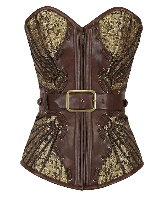 Baker Gold Steampunk Buckle Corset