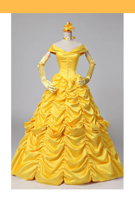 Princess Belle Classic Ballgown Beauty And Beast Cosplay Costume