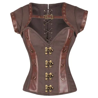 Ben Brown Steampunk Cotton Corset with Shrug