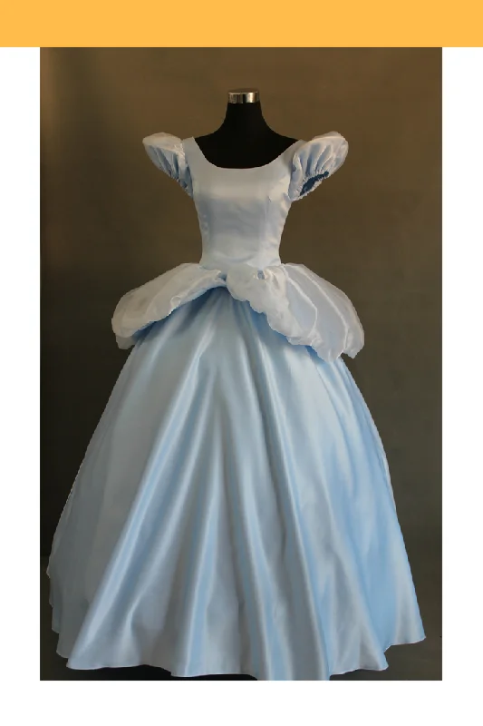 Princess Cinderella Classic Scallop Sleeves Cosplay Costume