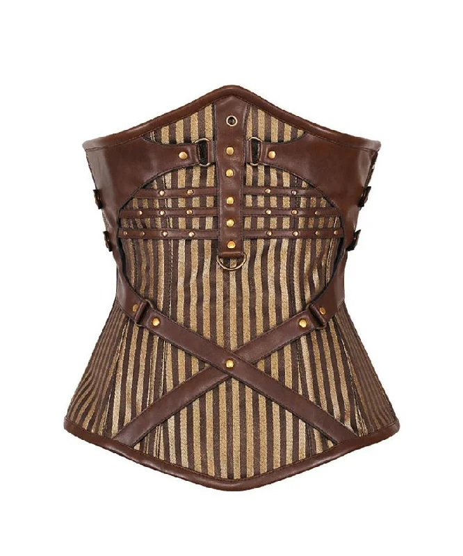 Clint Steampunk Gold Underbust Corset