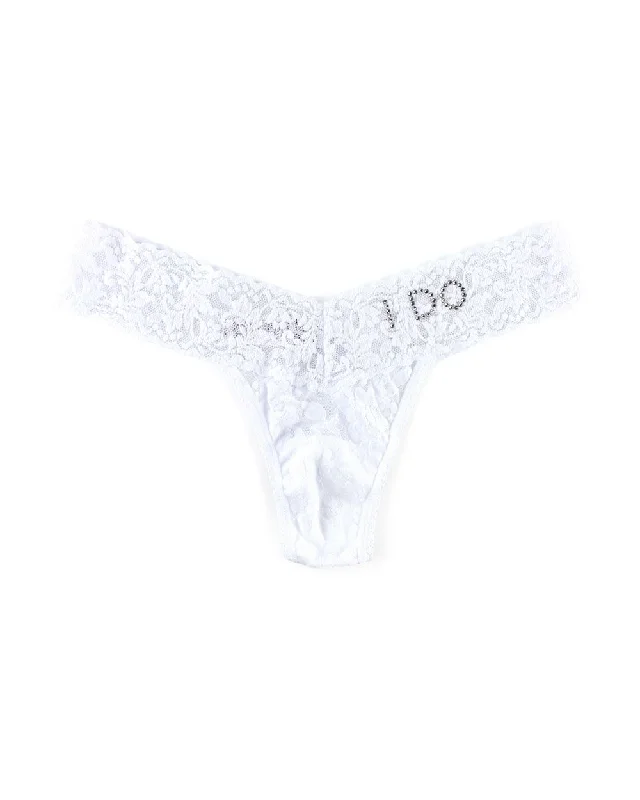 "I Do" Low-Rise Thong