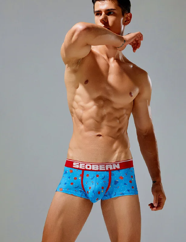 Holiday Boxer Brief 230210 in Azure