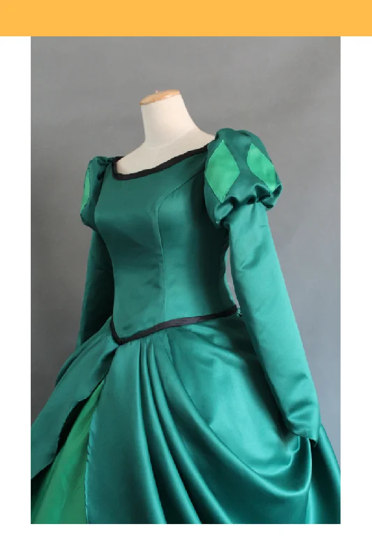 Princess Ariel Classic Green Satin Little Mermaid Cosplay Costume