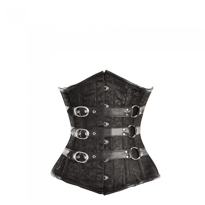 Lorena Brocade Underbust With Buckle Front Detail