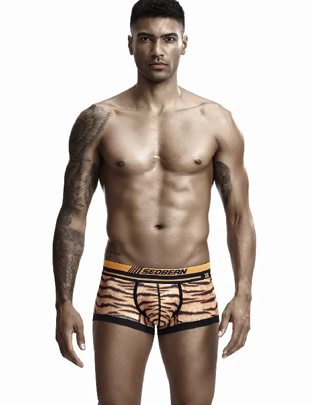 Tiger Pattern Boxer Brief 90226