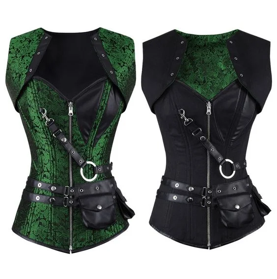 Mirka Gothic Overbust Reversible Corset