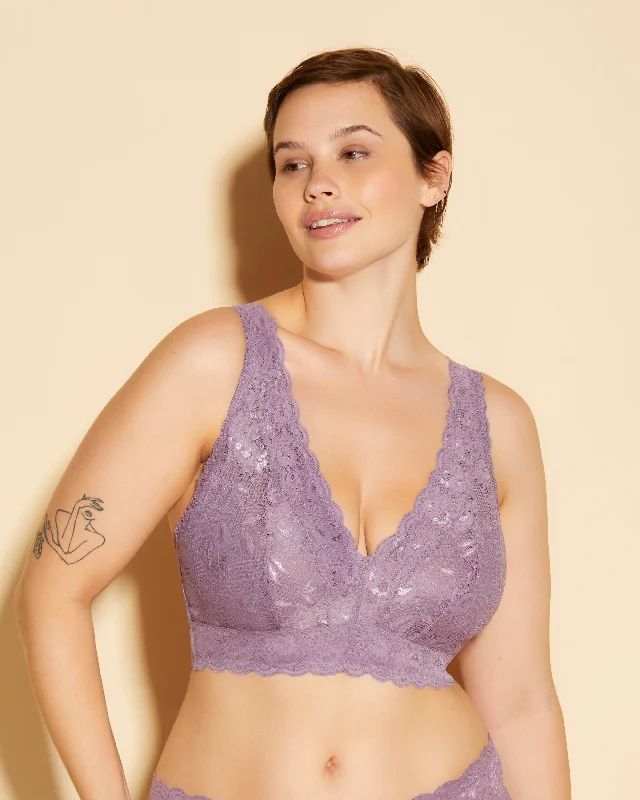 Bralette Super Curvy A Corpetto Con Scollatura A V