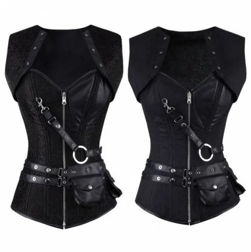 Ngidi Gothic Overbust Reversible Corset