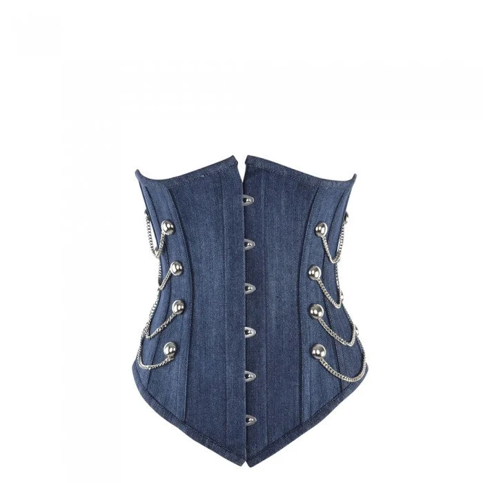 Patty Denim Underbust Corset