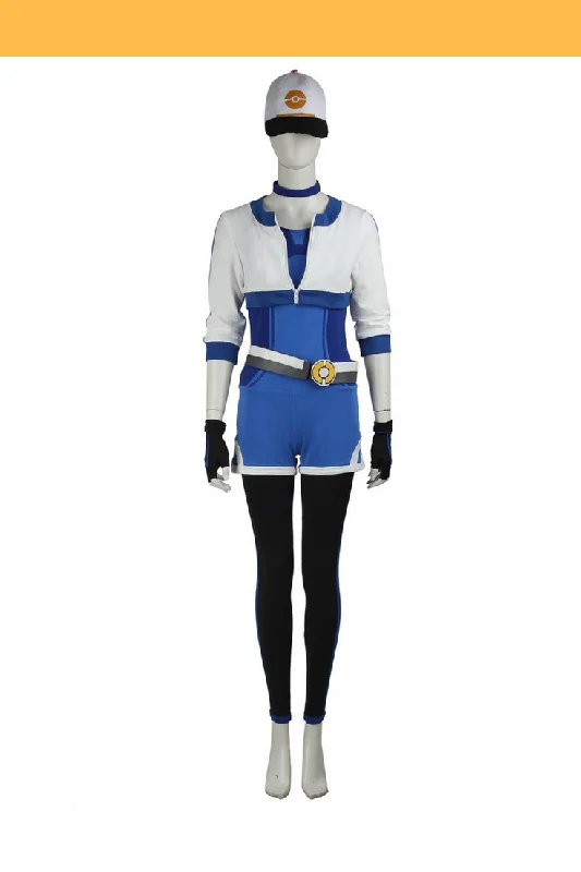 Pokemon Go Blue Female Trainer Cosplay Costume