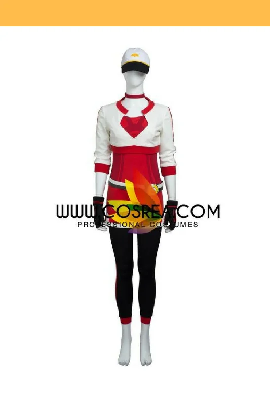 Pokemon Trainer Red Cosplay Costume