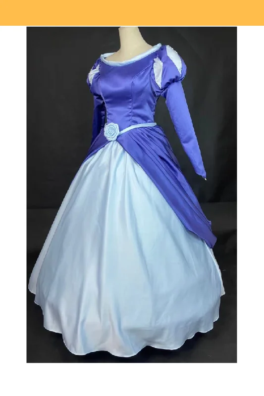 Princess Ariel In Blue Little Mermaid Cosplay Costume