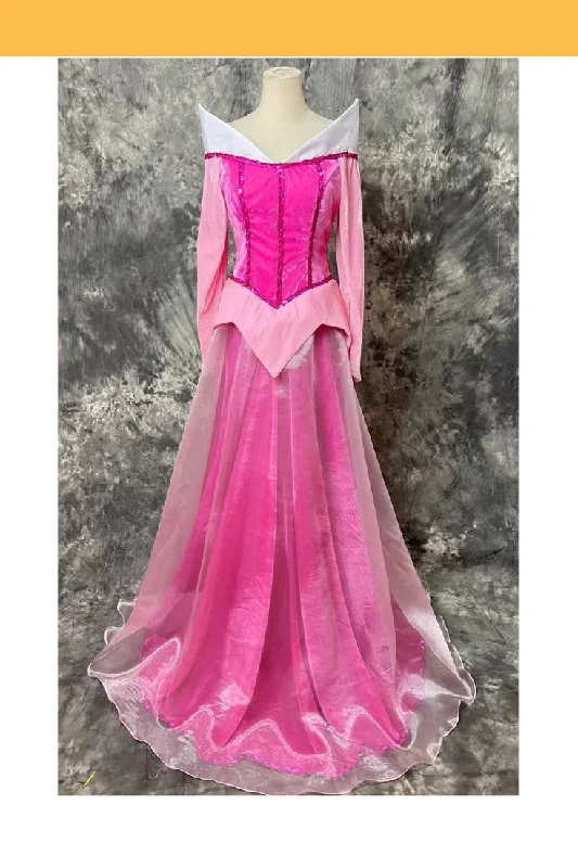 Princess Aurora In Velvet Fabric Cosplay Costume