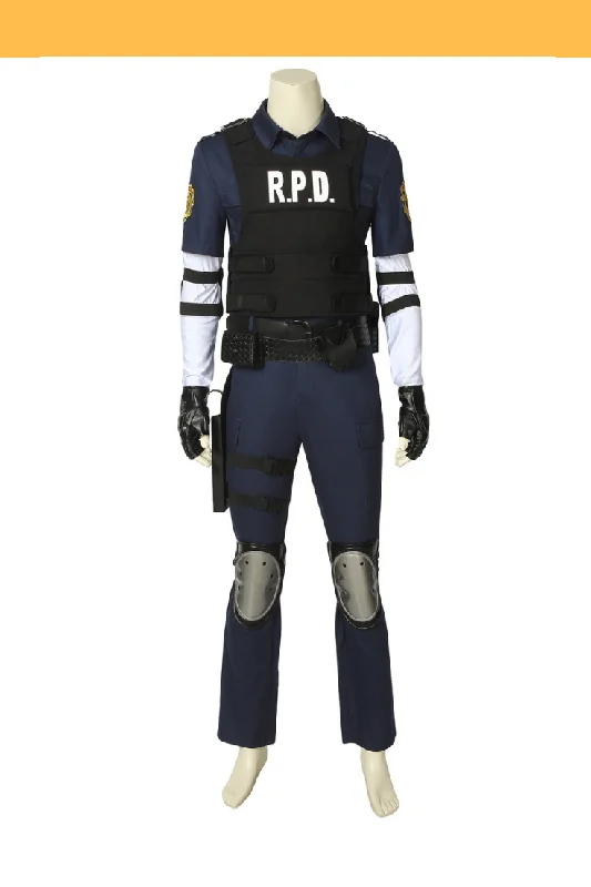 Resident Evil Remake Leon Cosplay Costume