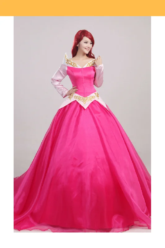 Princess Aurora Multilayer With Train Sleeping Beauty Cosplay Costume