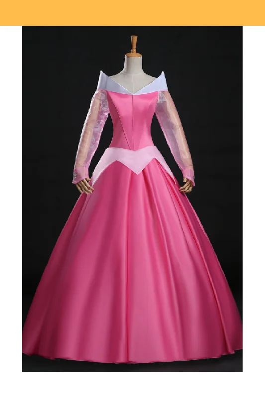 Princess Aurora Classic Pink Sleeping Beauty Cosplay Costume