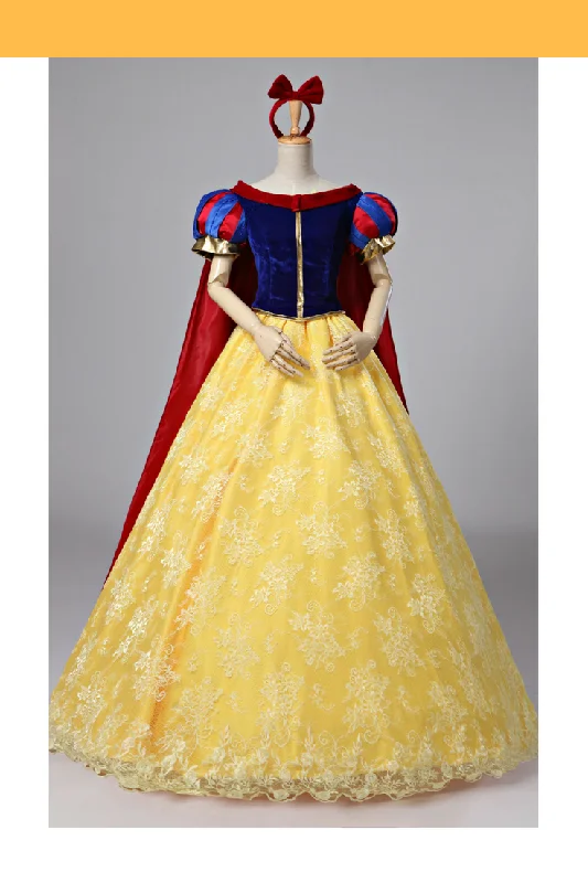 Princess Snow White Brocade Lace Cosplay Costume