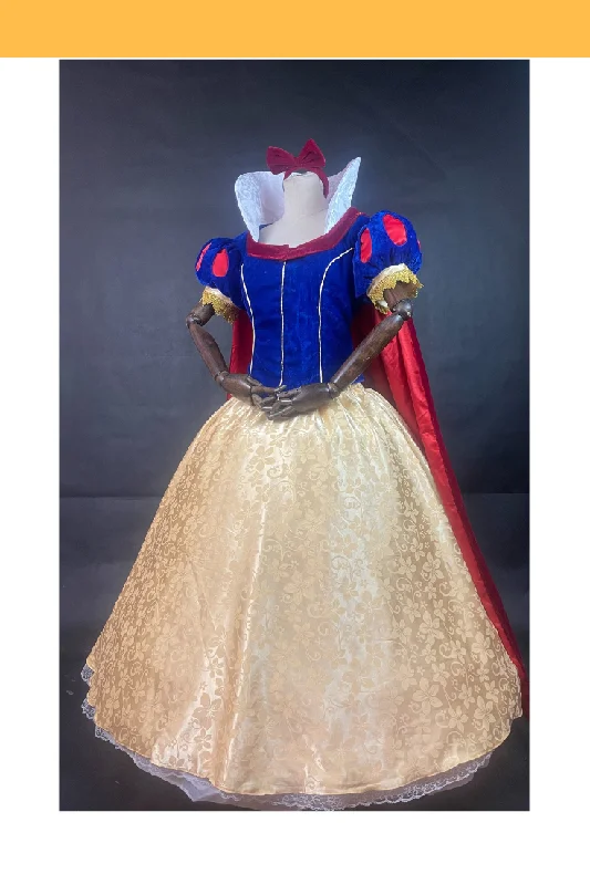 Princess Snow White Brocade Satin Cosplay Costume