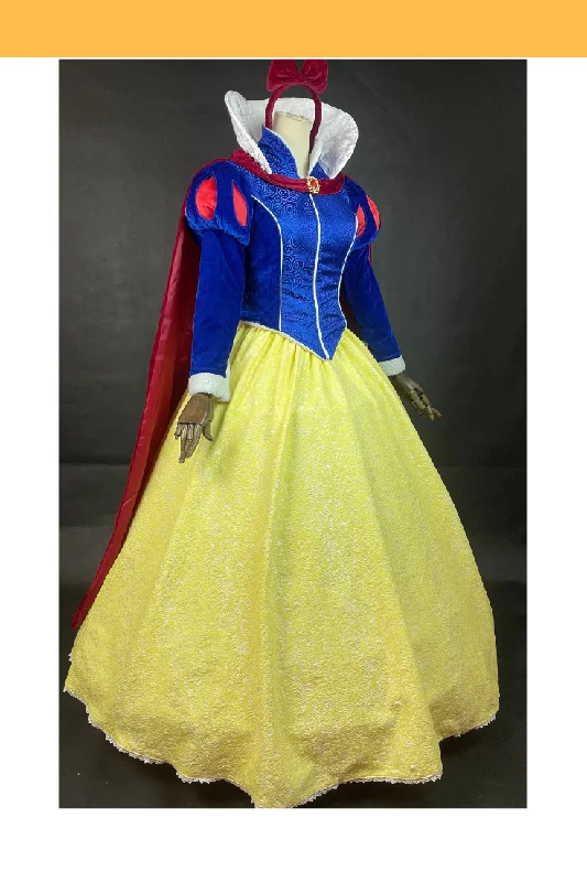 Princess Snow White Winter Velvet Cosplay Costume