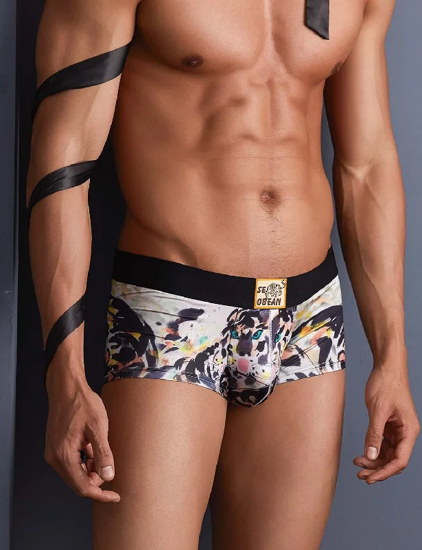 Tiger Pattern Boxer Brief 220204