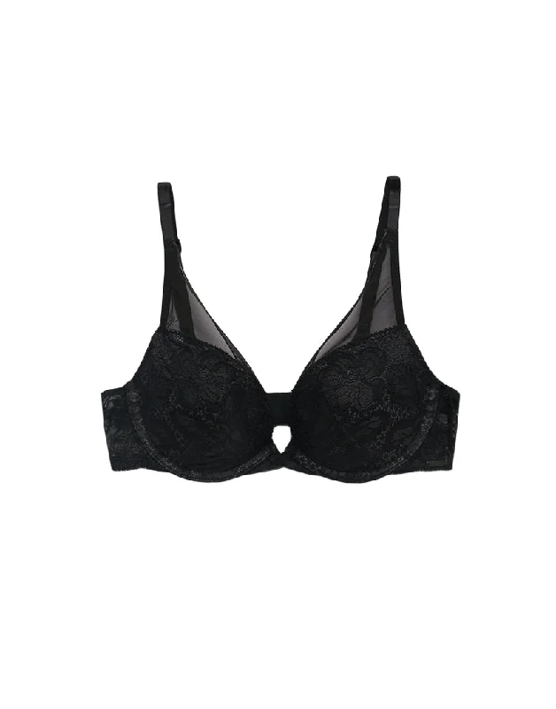 Calvin Klein Women Spotted Floral Push Up Plunge Bra QF5220