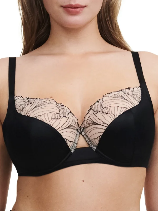 Tattoo Love Covering Full Cup Bra - Black/Golden Beige