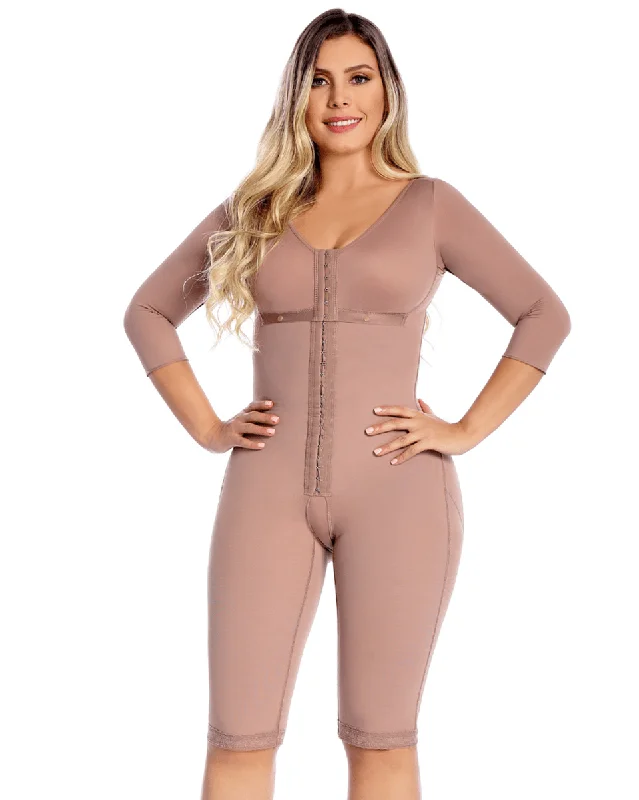 Final Sale Clearance Delie Fajas Fit 360 Knee Length With Sleeves and Bra