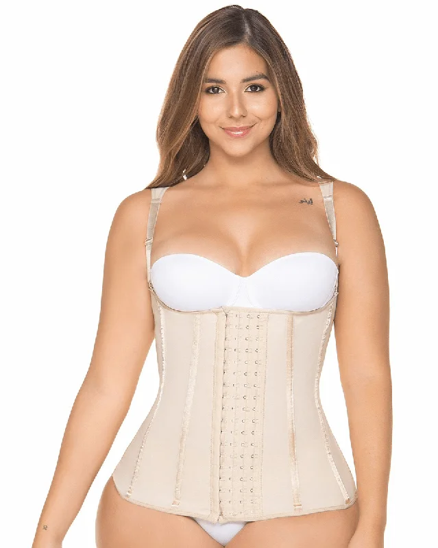 Final Sale Clearance MariaE Fajas Colombianas Compression Vest Tummy Control Open Bust Girdle