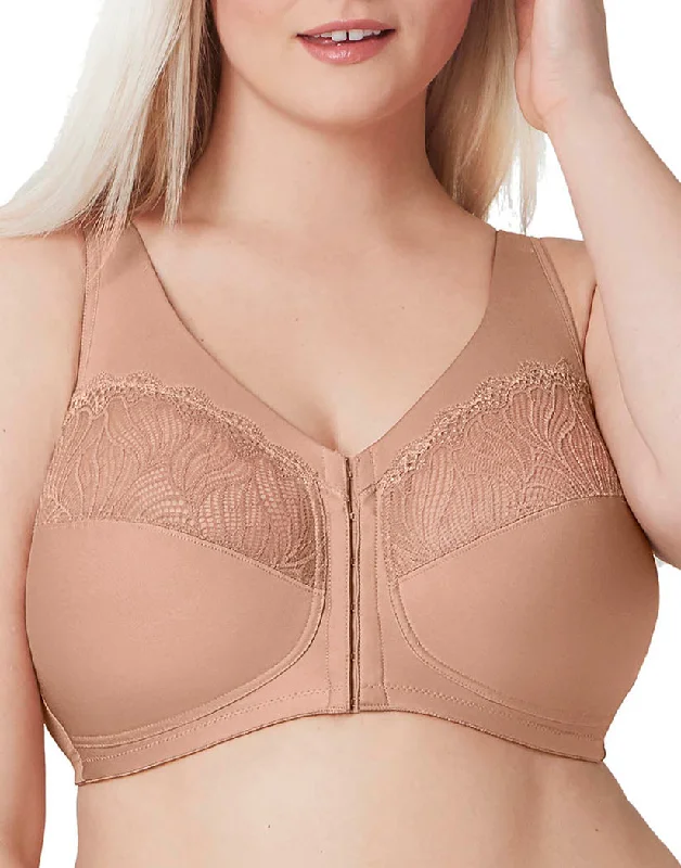 Glamorise Natural Shape Front-Close Support Bra Cappuccino 1210