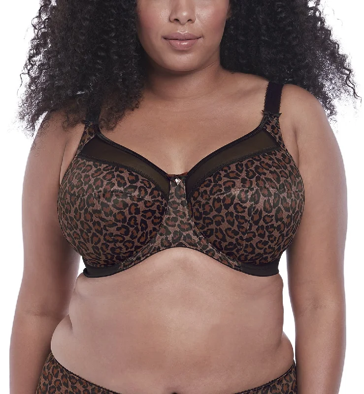 Goddess Kayla Support Underwire Bra (6162) - Dark Leopard