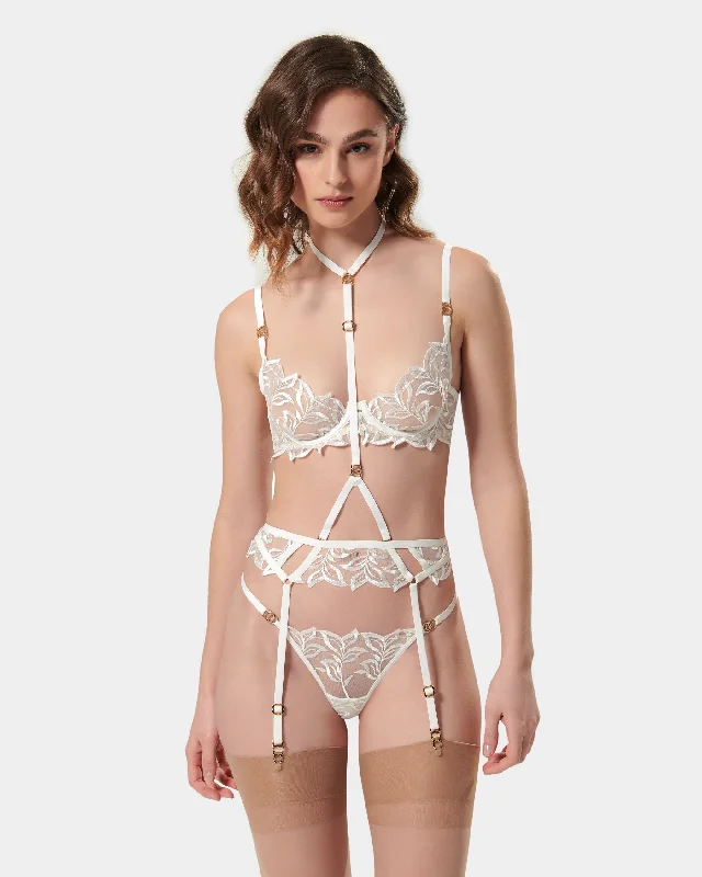 Isadora Suspender Harness White