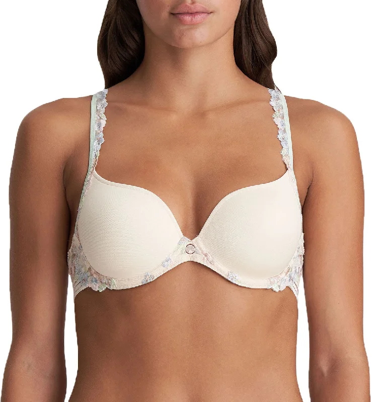 Marie Jo Nathy Heart Shape Padded Underwire Bra (0102486) - Pearled Ivory