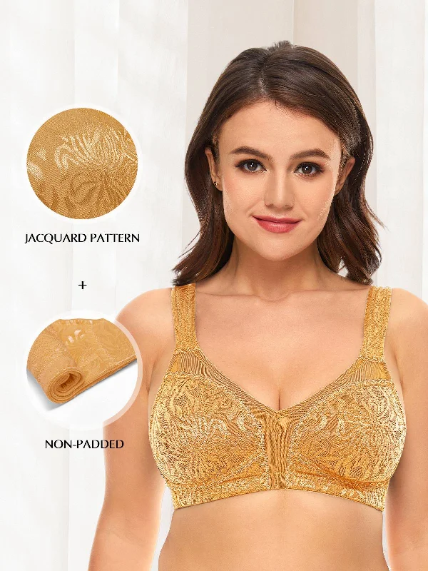 Minimizer Full Coverage Bra Non Padded Wire-free Gold