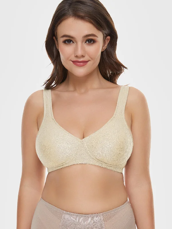 Minimizer Wire-free Seamless Bigger Size Bra Nude