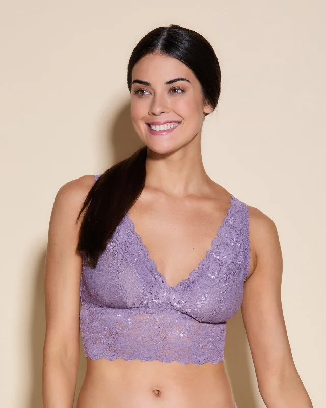 Bralette Alta Con Scollatura Profonda