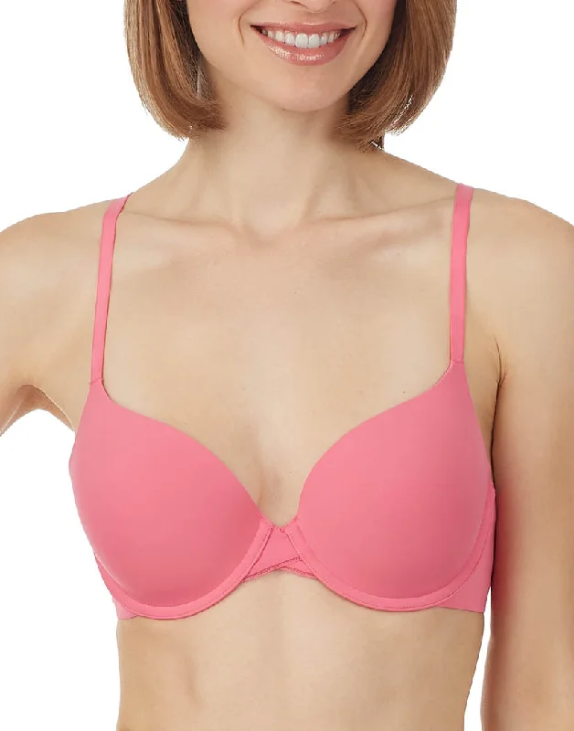 On Gossamer Sleek Micro T-Shirt Bra Azalea Pink G3200