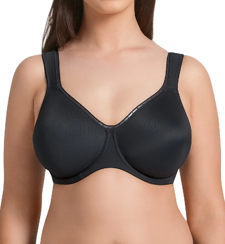 Rosa Faia by Anita Twin Firm Seamless Support Underwire Bra (5694) - Black